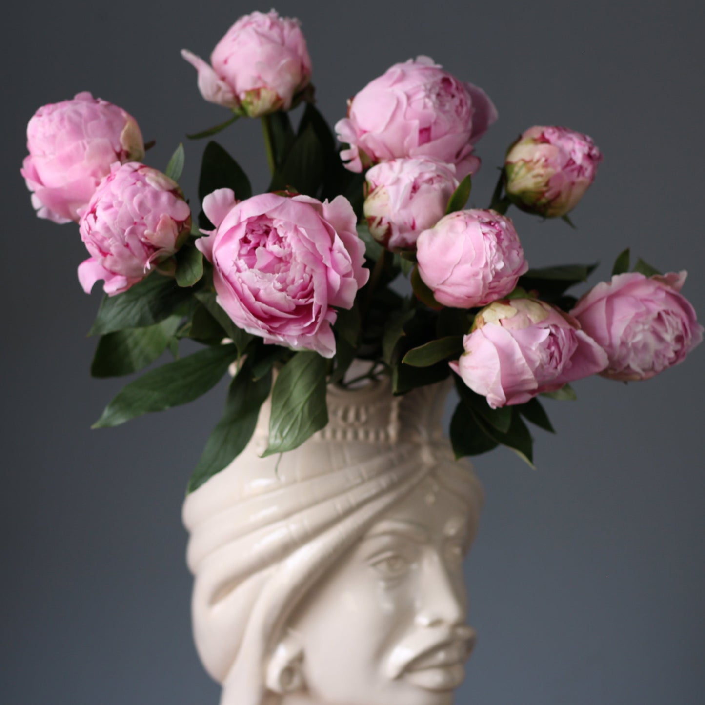 peonies Sarah Bernhardt in Genoa delivery bouquet of Peonies