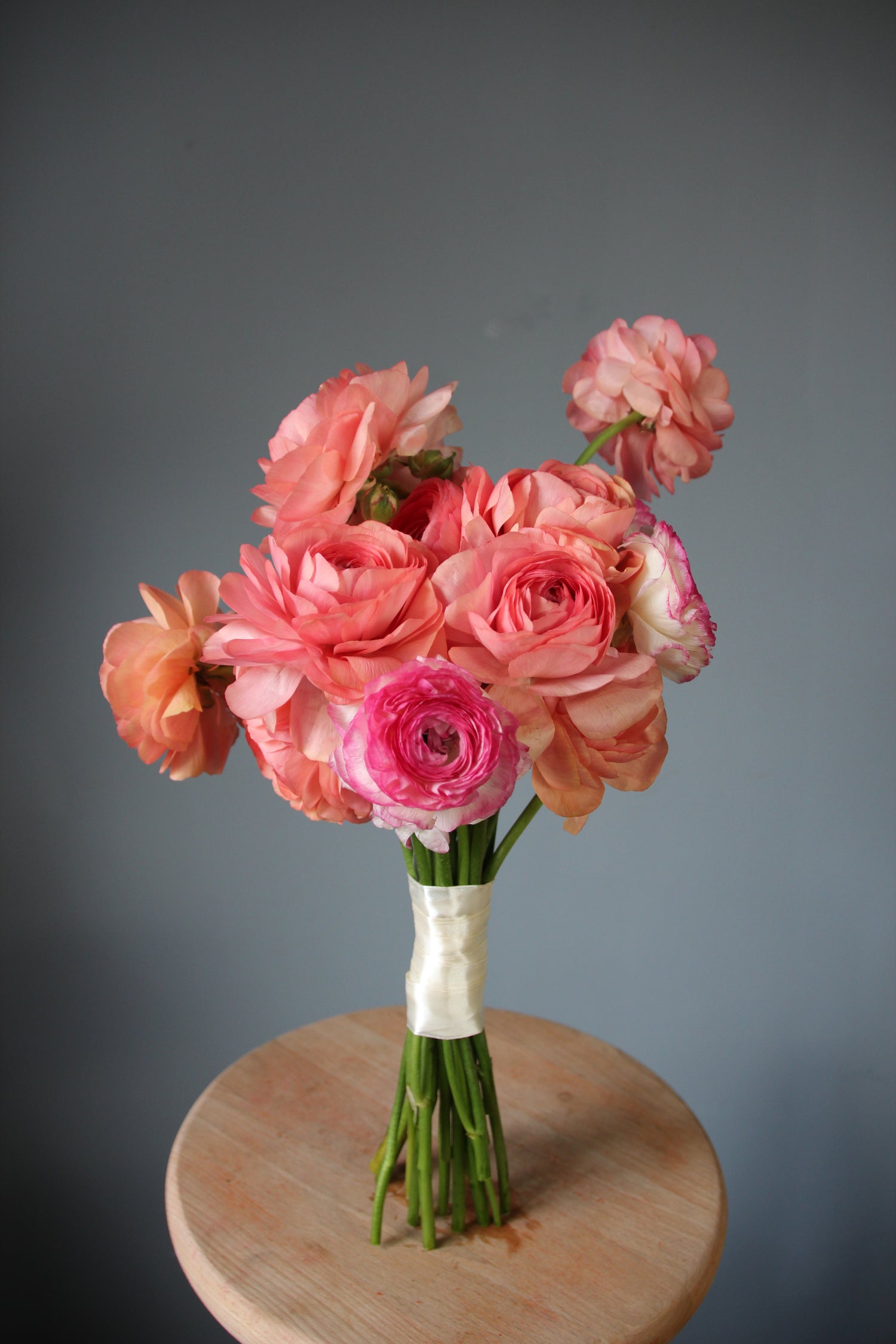 ranunculus bridal bouquet Genoa italy