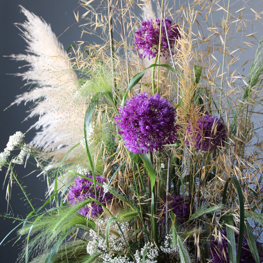 Alium flower interior composition Flower Composition