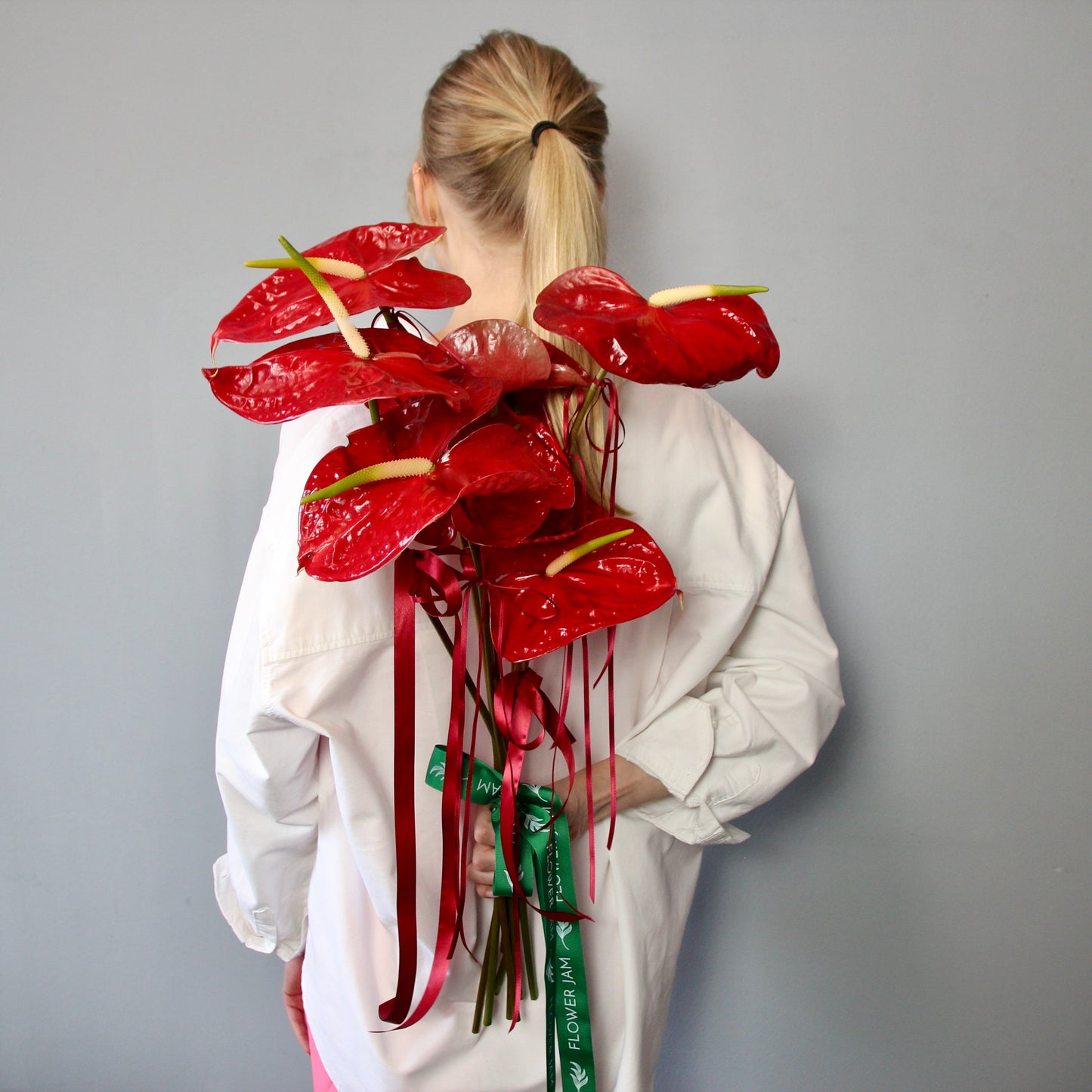 fiori rosse genova Bouquet of Flowers