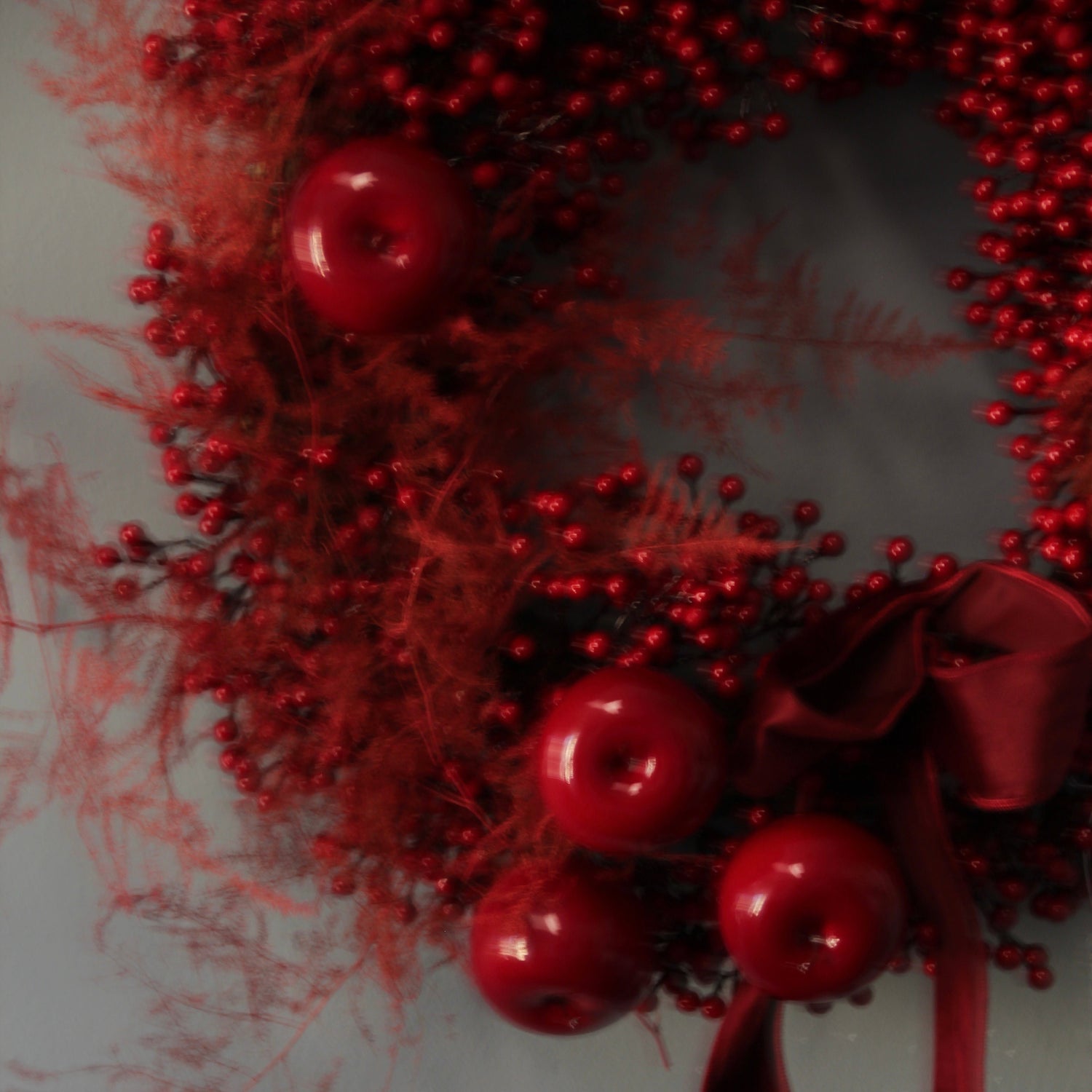 Red Christmas wreath