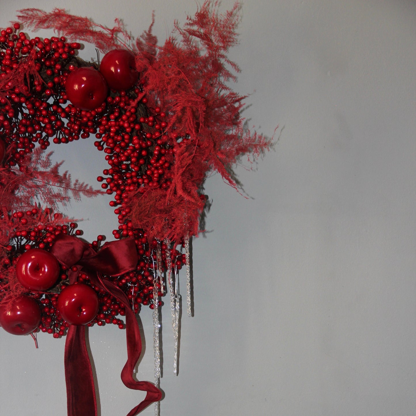 Red Christmas wreath