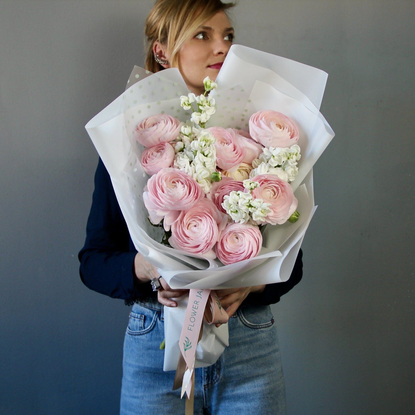 Ranunculus pink boquet Flowers