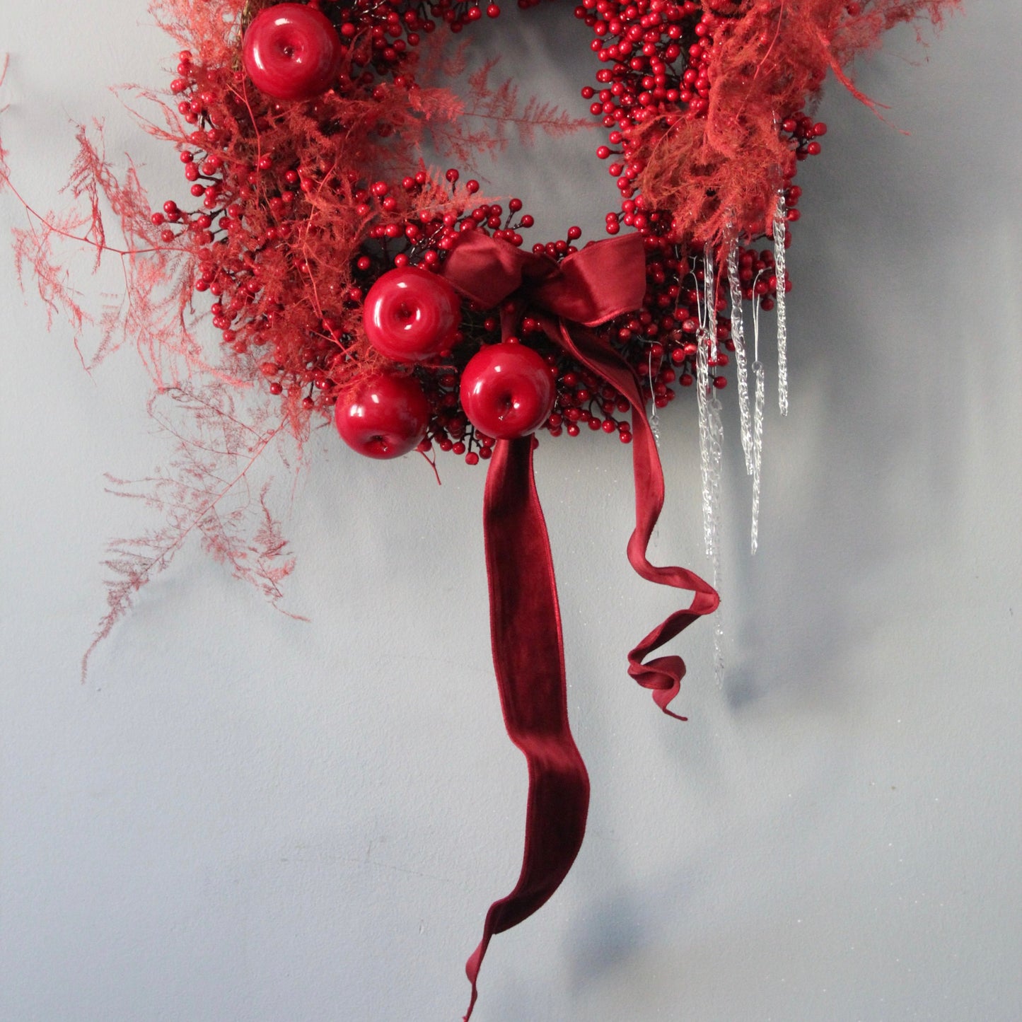 Red Christmas wreath