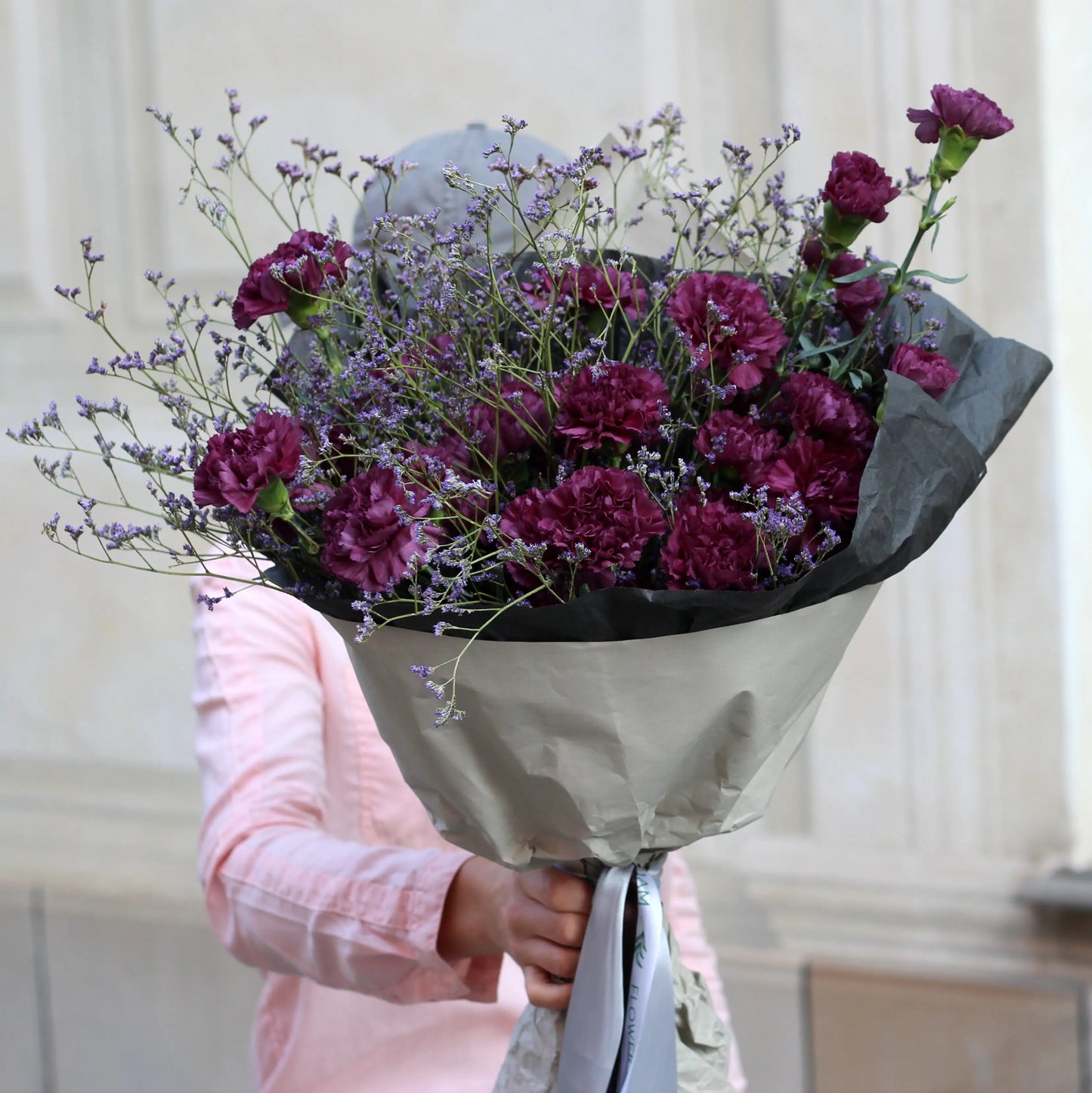 purple flower bouquet 