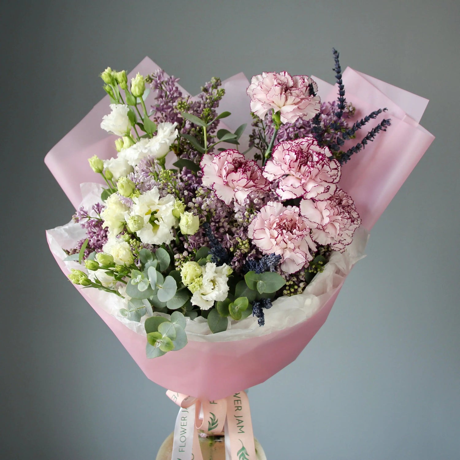 syringa lisianthus flower bouquet delivery in genova Bouquet of Flowers