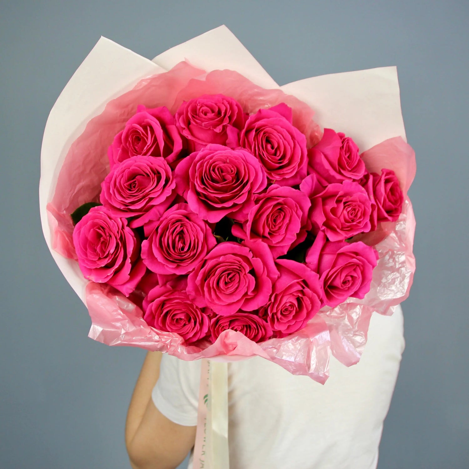 bouquet of pink roses