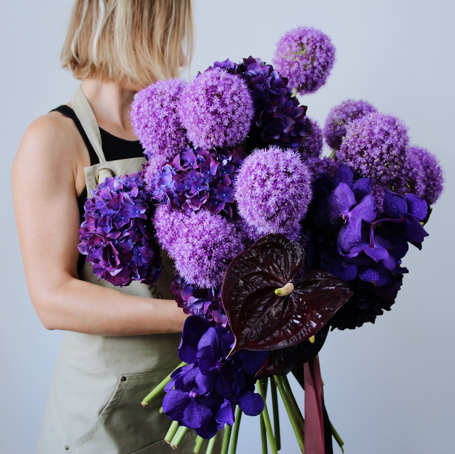 local italian florist with purple anthurium flower Flowers
