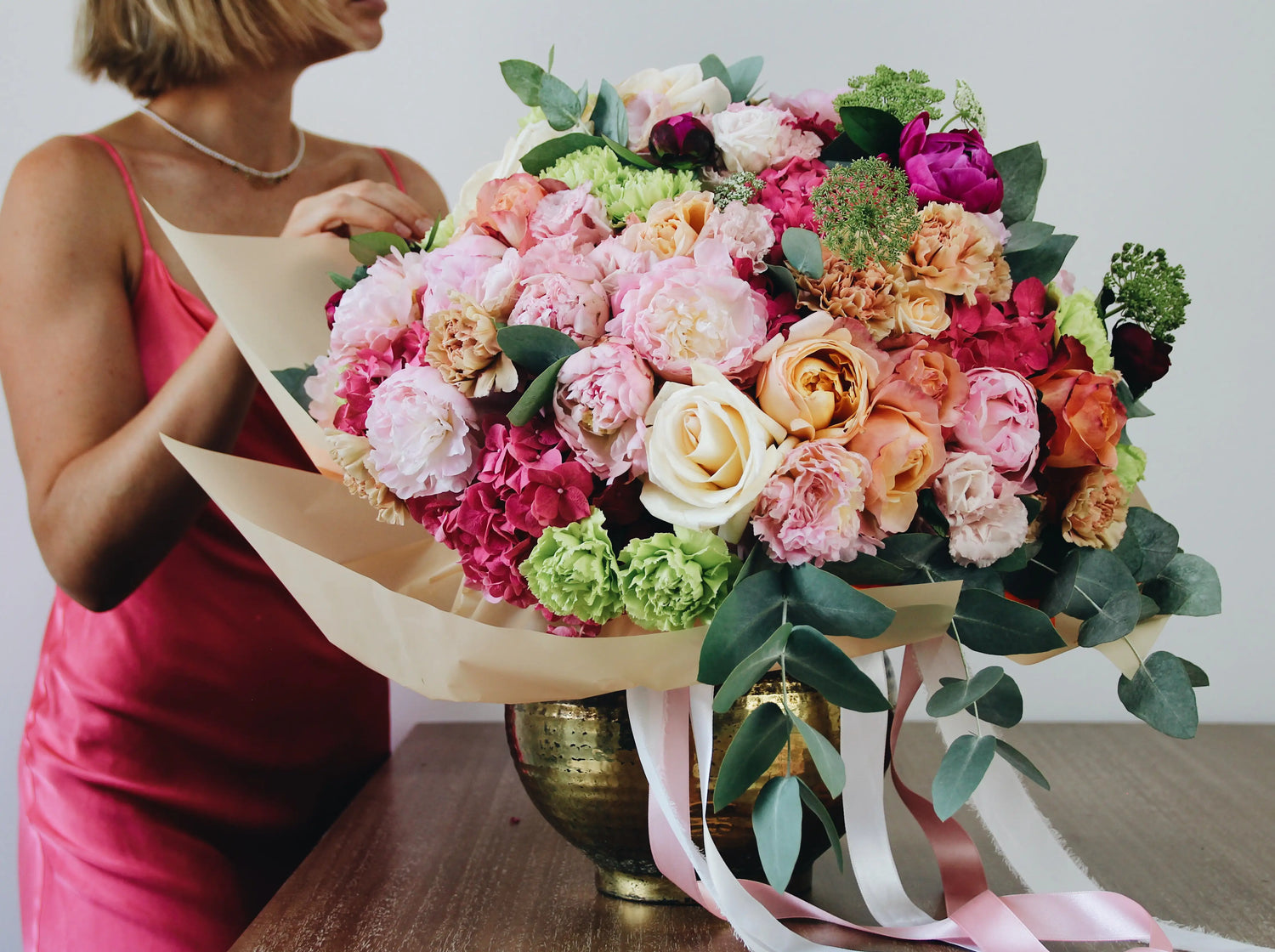 big bouquet of flowers