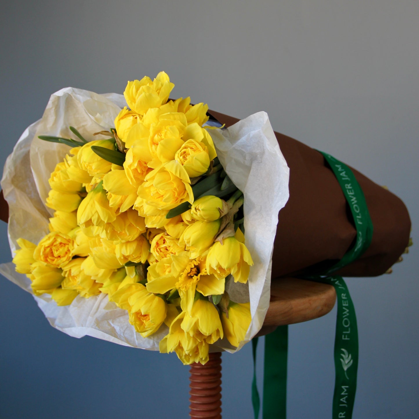 double yellow narcissus delivery  in Genoa