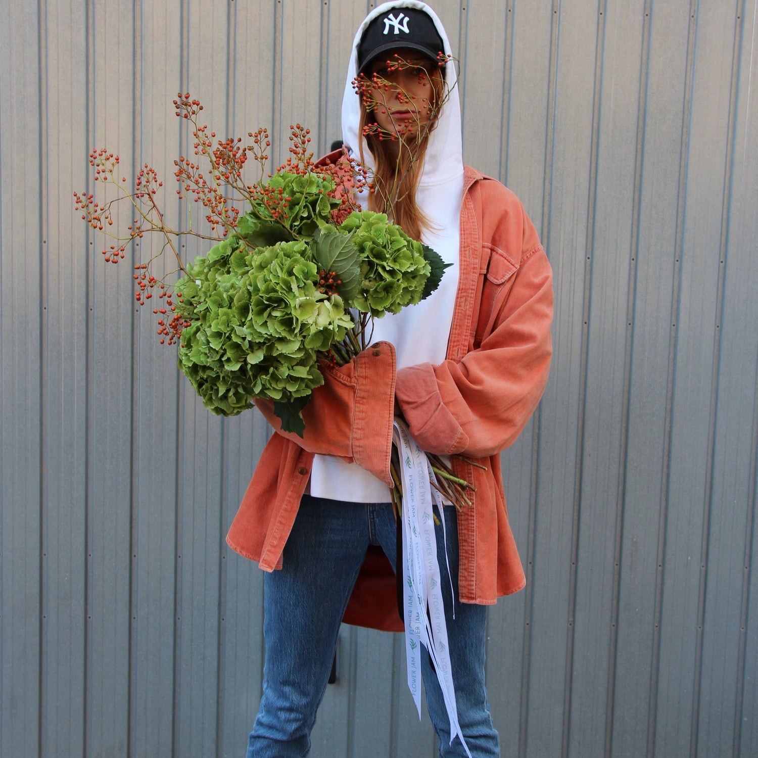 ortensia verde a genova Bouquet of Hydrangea