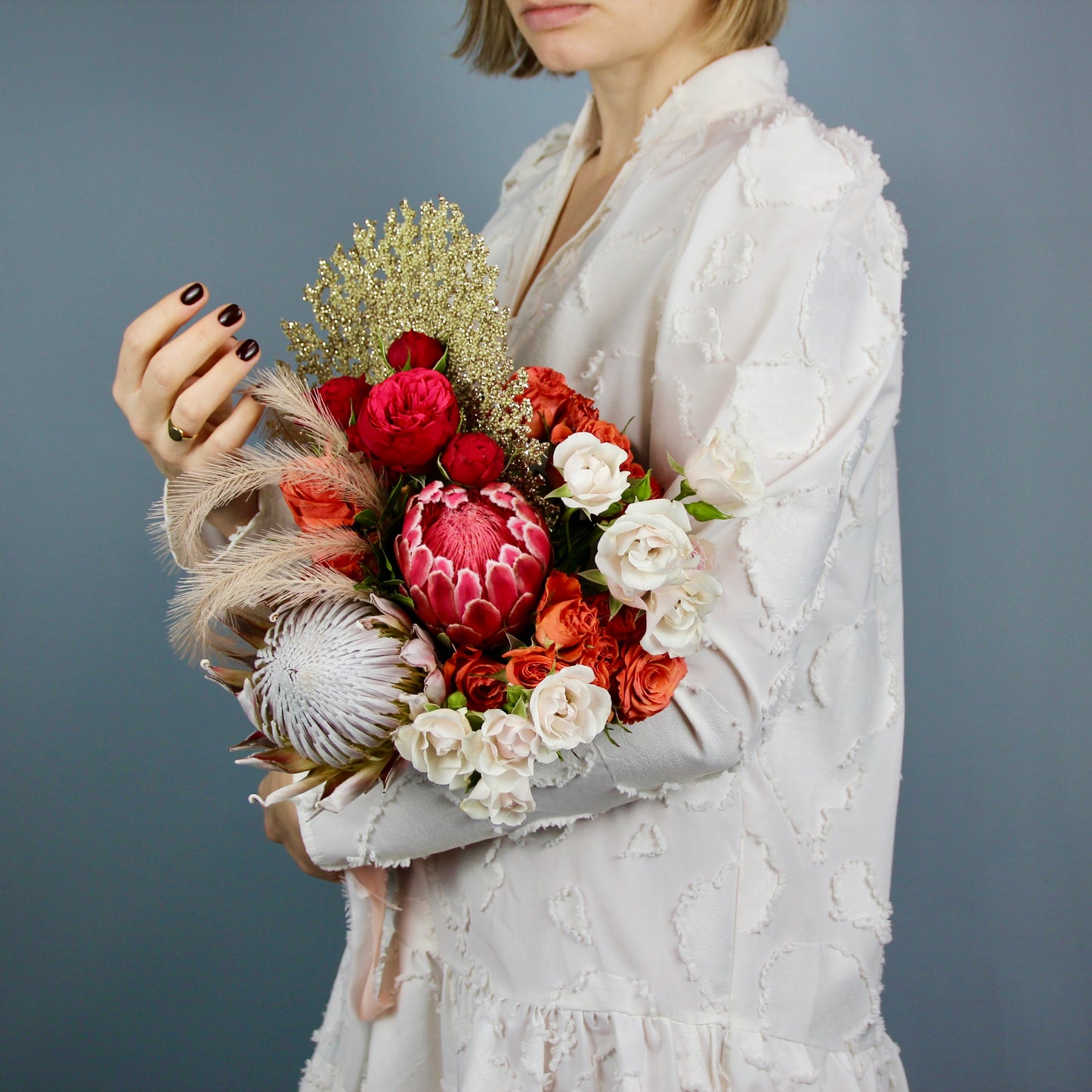 interior arrangement Genoa liguria Bridal Bouquet