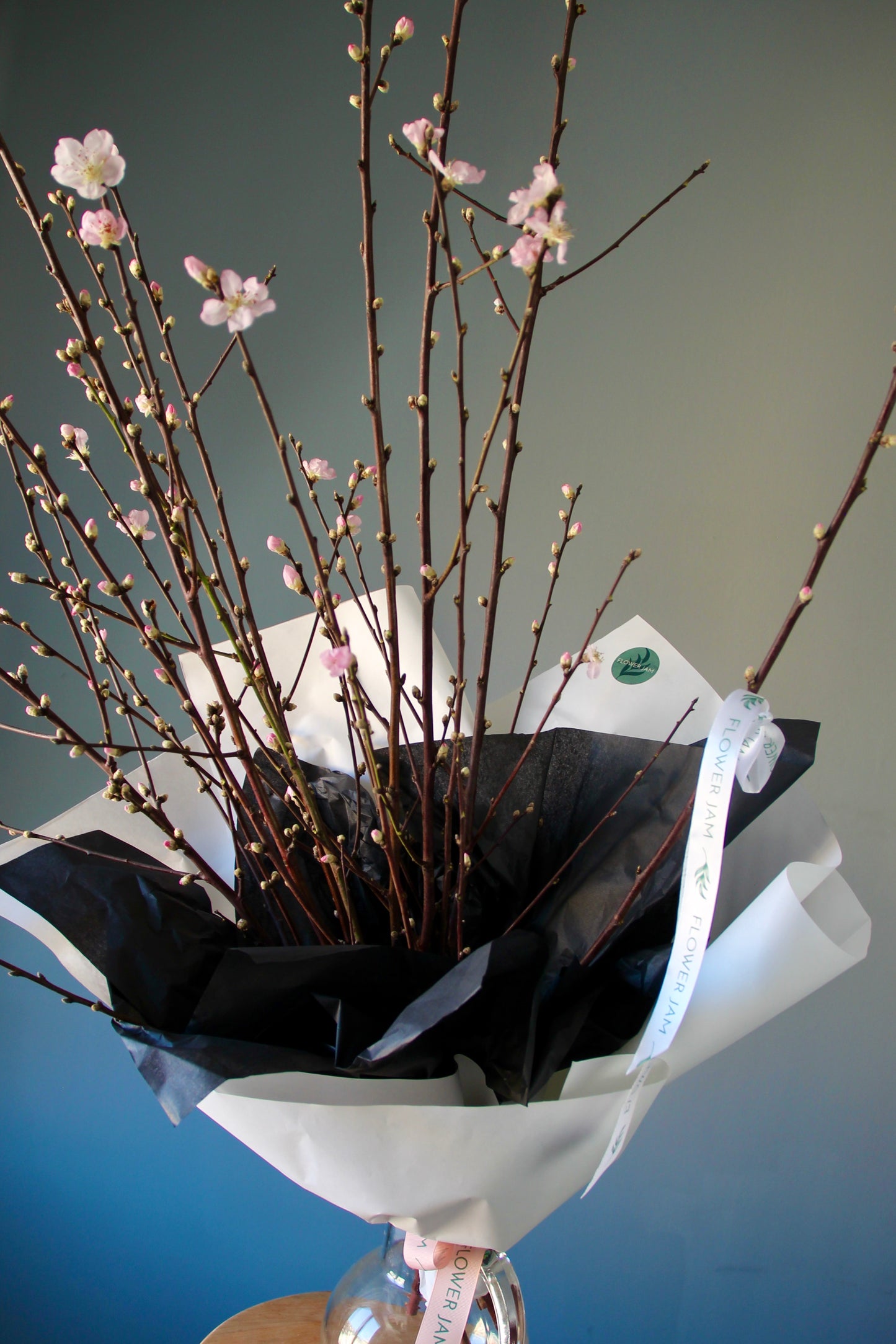 Blooming Peach Branches