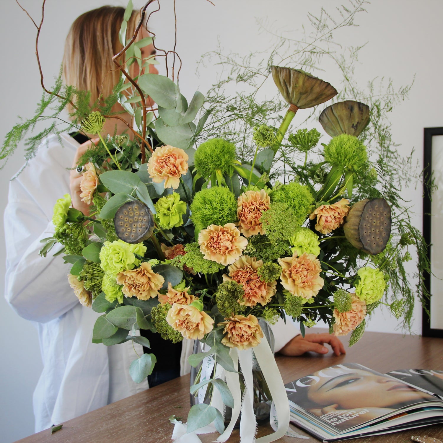 yacht flower arrangement Flowers